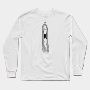 Graphic Drama Queen - Sad Girl - Cute characters Long Sleeve T-Shirt